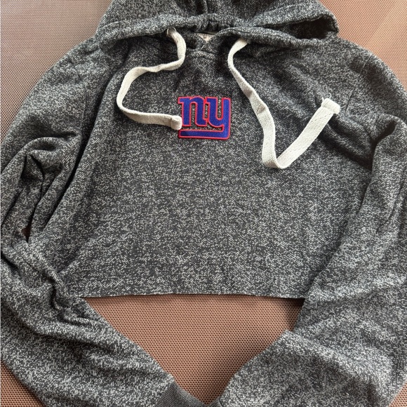 New York Giants Gray Hooded Sweatshirt - Picture 1 of 3